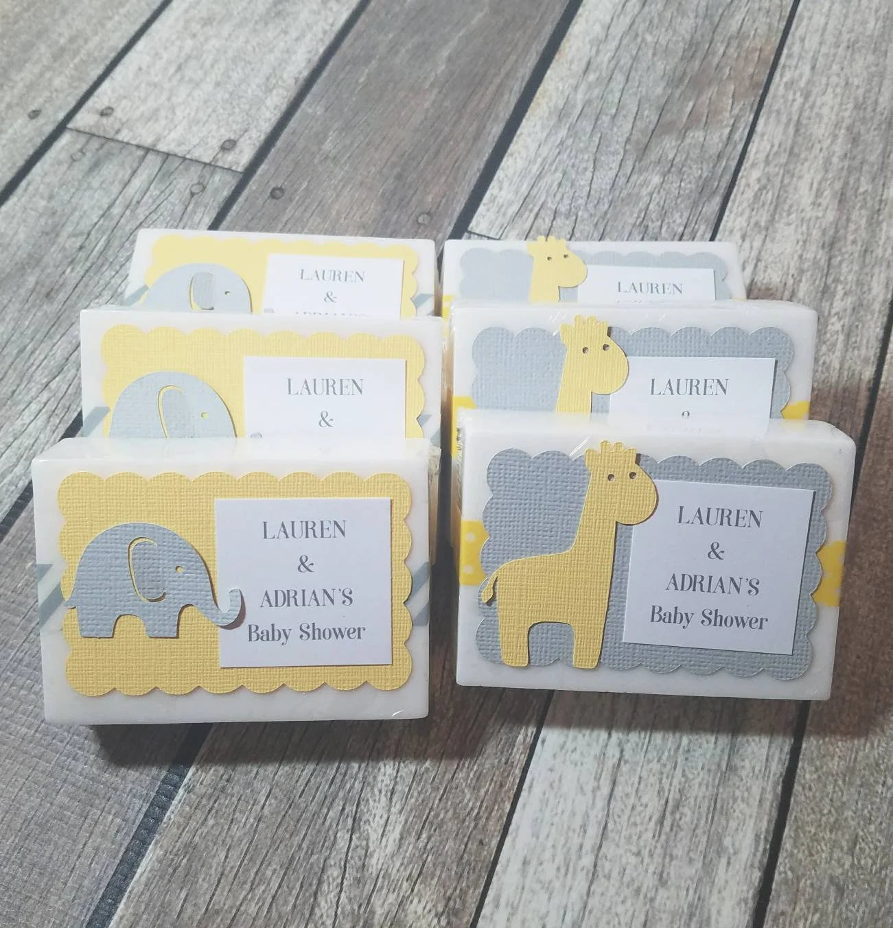 Elephant Baby Shower Mini Soap Favors – Cute Personalized Party Favors