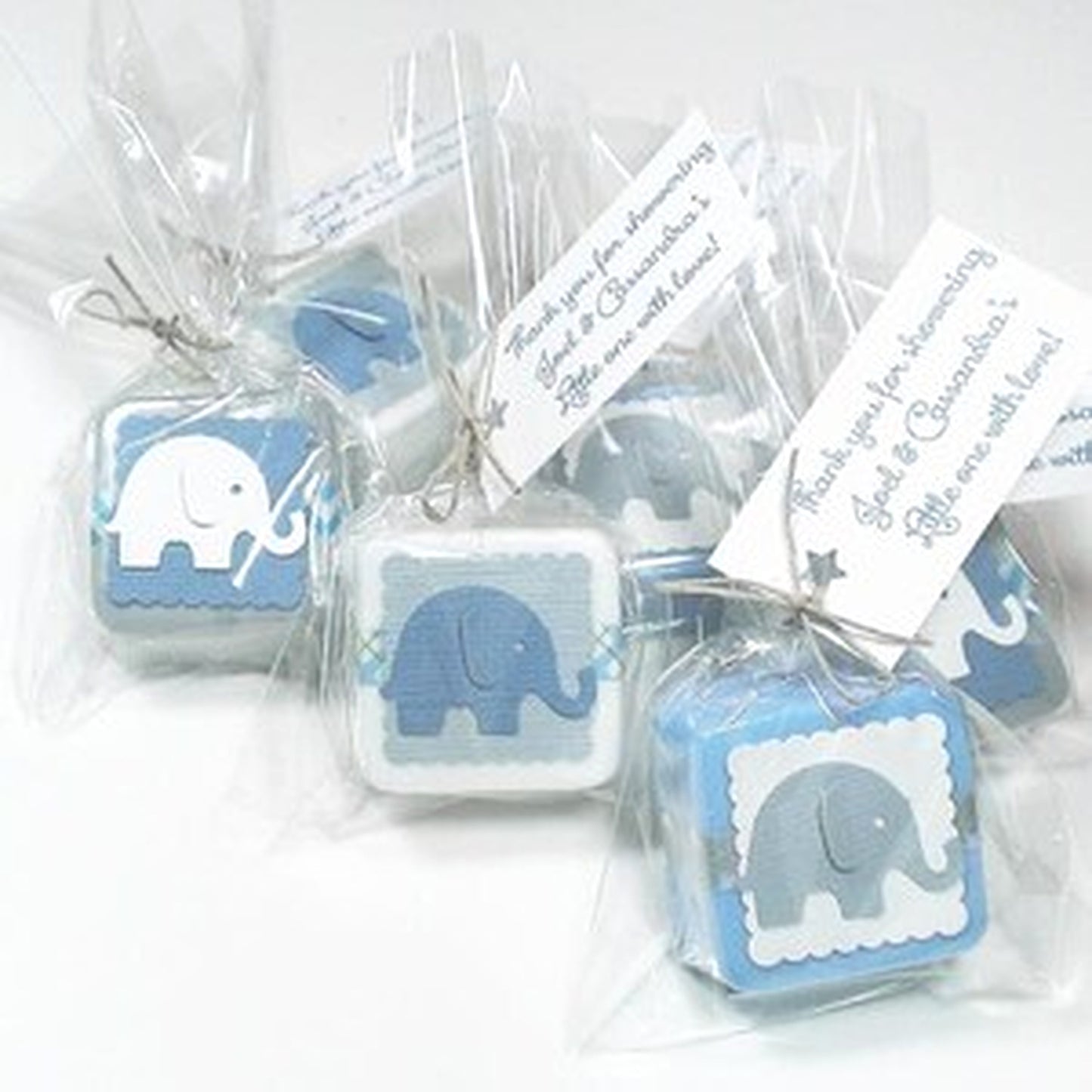Elephant Baby Shower Mini Soap Favors – Cute Personalized Party Favors