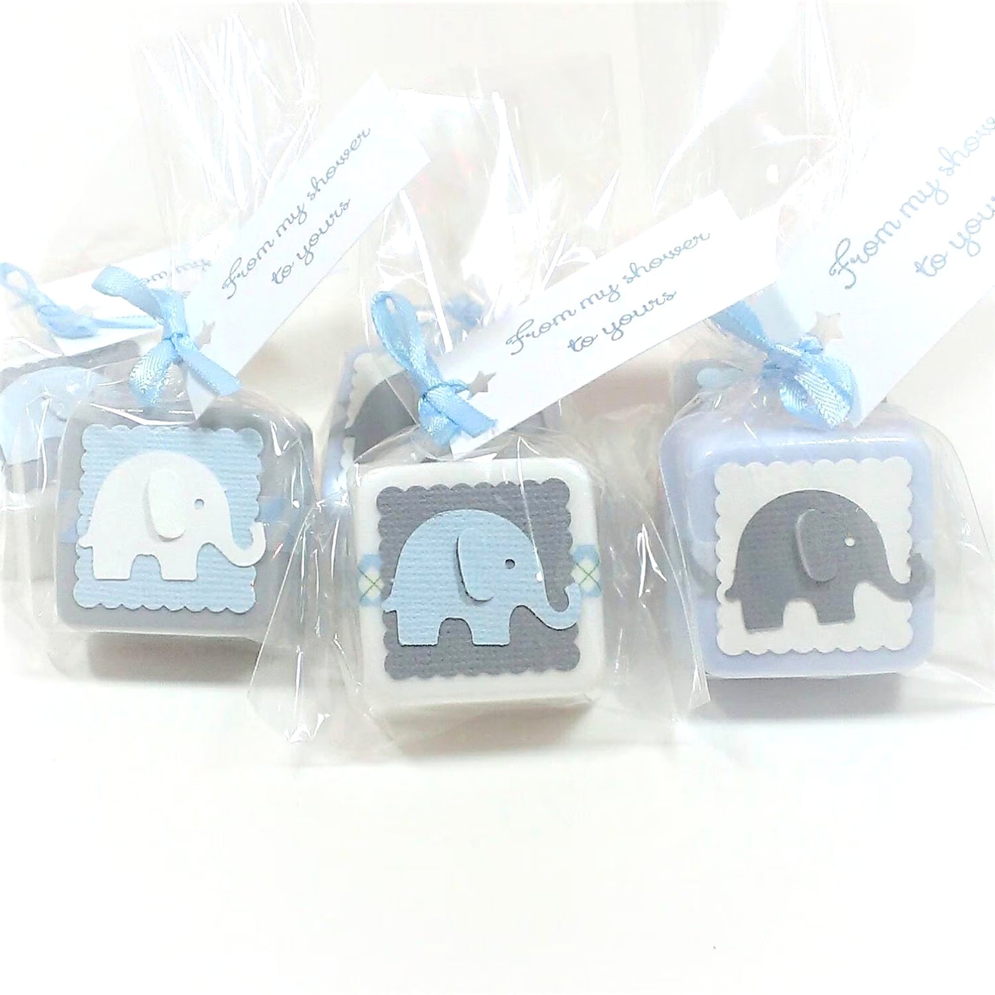 Elephant Baby Shower Mini Soap Favors – Cute Personalized Party Favors