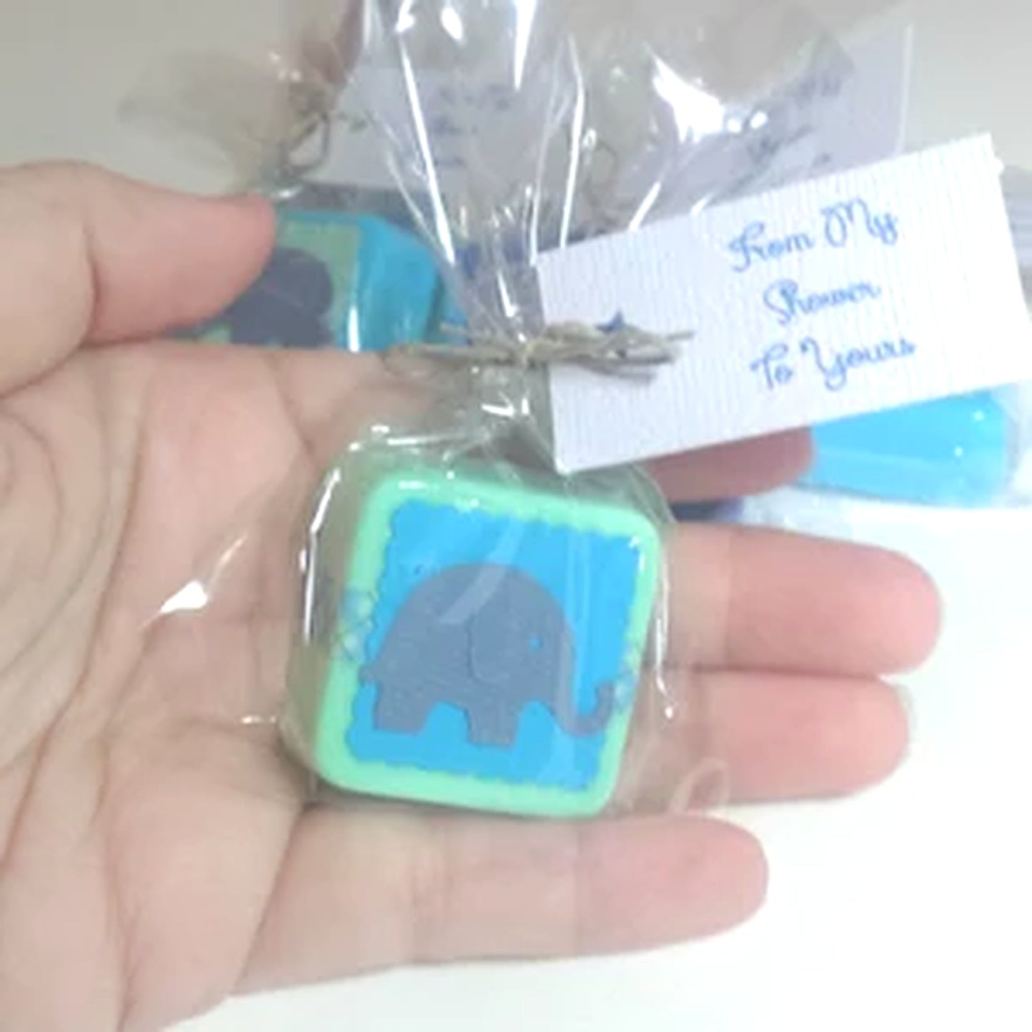 Elephant Baby Shower Mini Soap Favors – Cute Personalized Party Favors